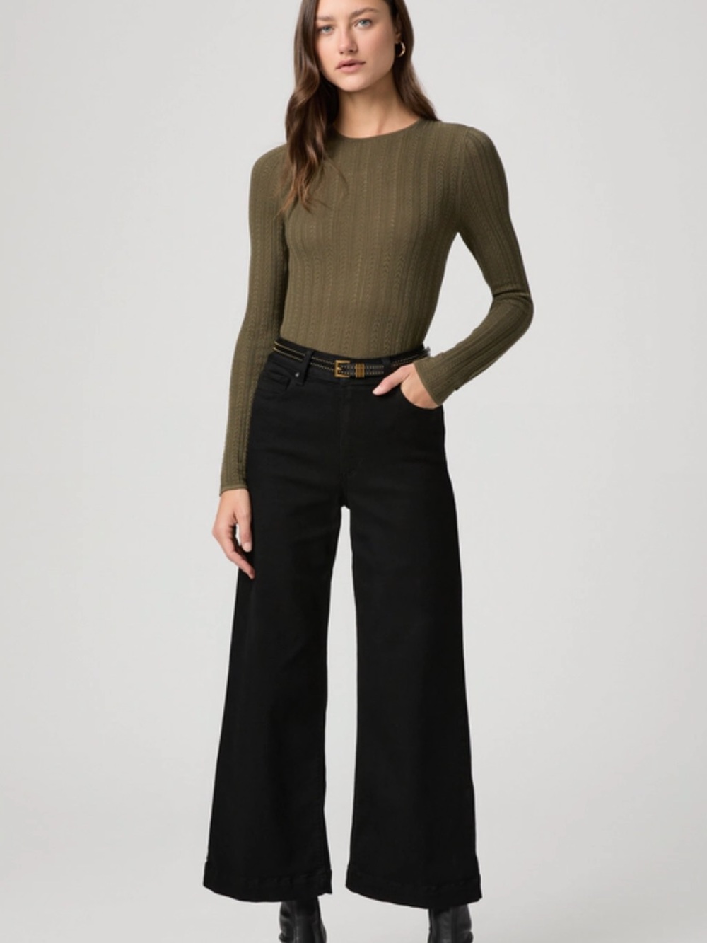 PAIGE Anessa Black Jeans